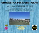 COMENCEN LES CLASSES GRATUÏTES DE GIMNÀSTICA PER A MAJORS DE 65 ANYS RESIDENTS A CREIXELL