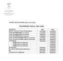 NOU CALENDARI FISCAL DEL CONTRIBUENT DE L'AJUNTAMENT DE CREIXELL PER AL 2023