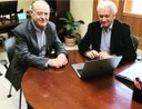 REUNIÓ AMB EL PORTAVEU DE LA PLATAFORMA MERCADERIES PER L'INTERIOR SR.EUGENI SEDANO